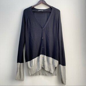 T by Alexander Wang Button Front Sweater Sz Medium